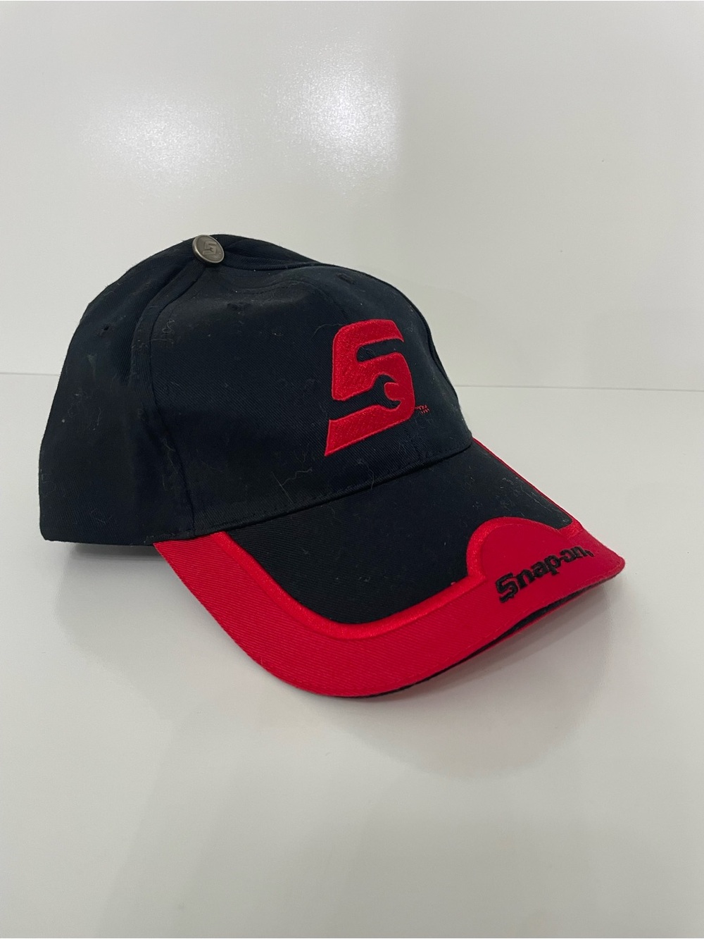 Snap-On Tools Black Red Baseball Cap Cotton Blokecore Workwear Utility Grandpa